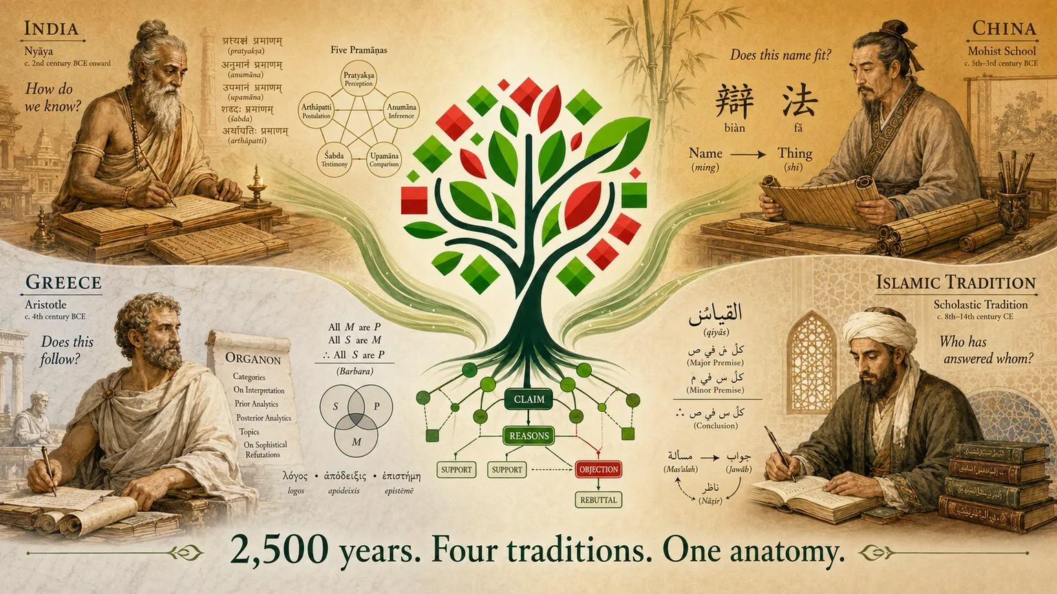 The Global Roots of Reasoned Argument: How Three Civilizations Invented Logic